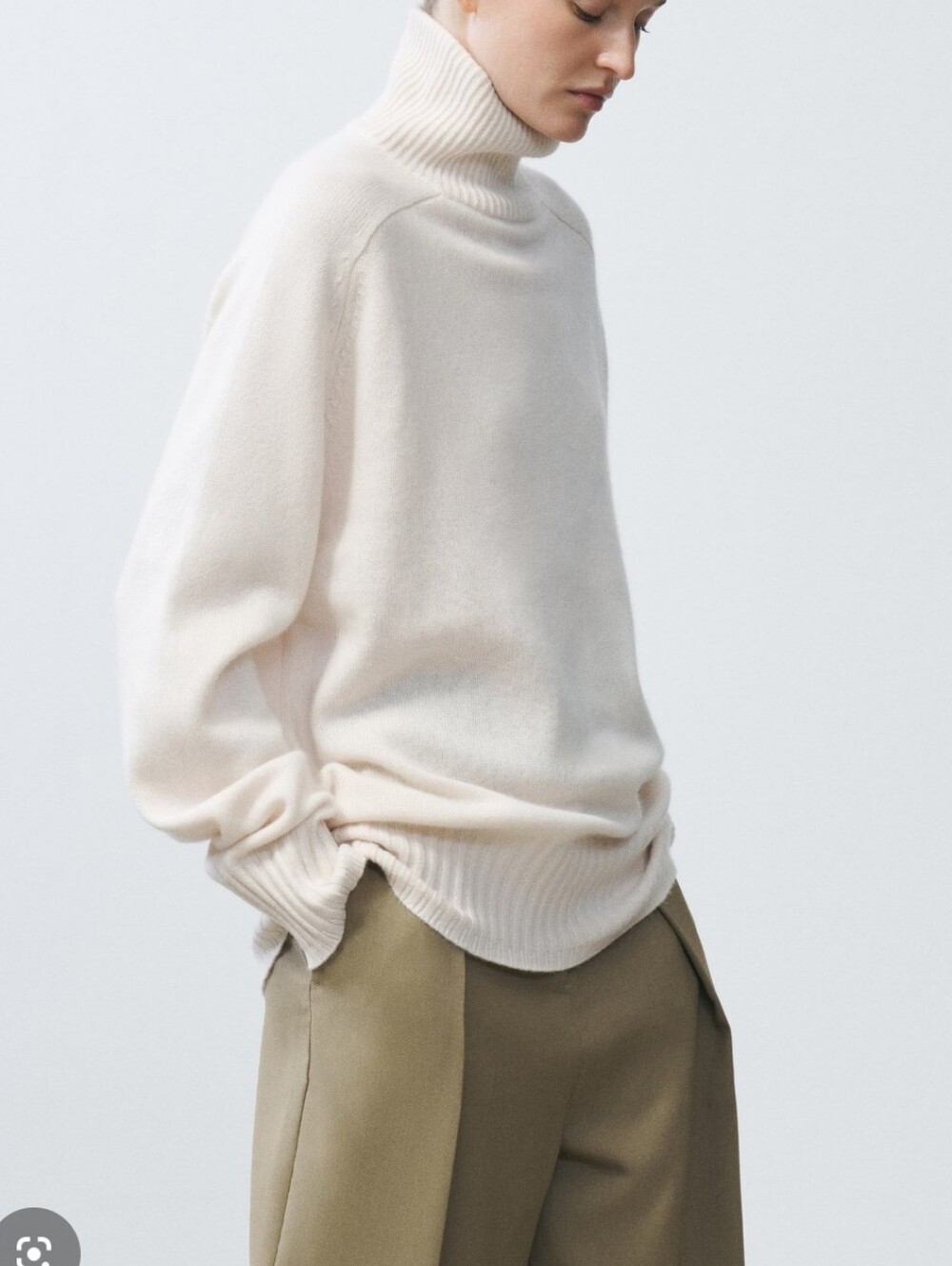 Zara Cream TurtleNeck Sweater